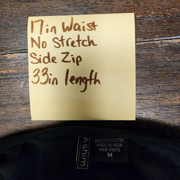 Vintage Gypsy Black Midi bohemian skirt - Picture 4 of 5